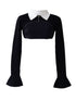 Back open houndstooth ensemble